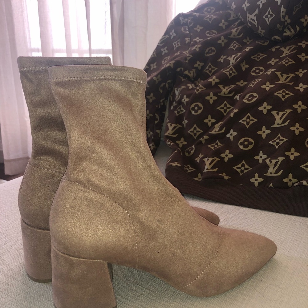Steve Madden ankle boot tan beige 7.5 boots